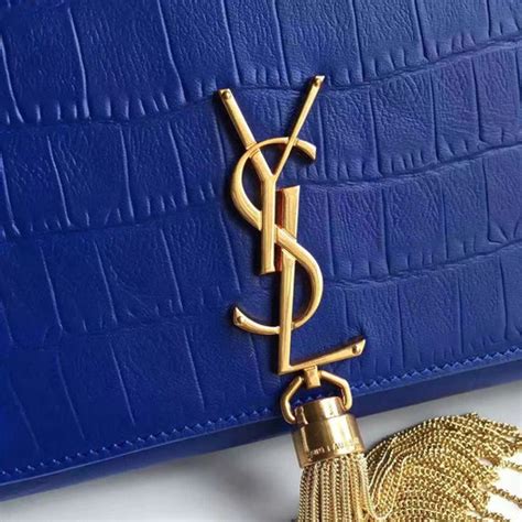 ysl tassel clutch blue|YSL clutch sale.